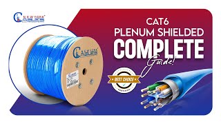 CAT6 Plenum Pure Copper | BUY THIS! | 100% Solid Bare Copper Conductors