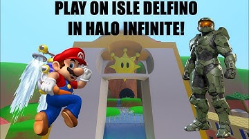 Mario Sunshines Delfino Plaza Made in Halo Infinite Forge Map