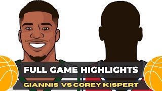Giannis Antetokounmpo vs Corey Kispert | Milwaukee Bucks vs Washington Wizards | NBA Highlights