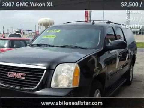 2007 GMC Yukon XL Used Cars Abilene TX