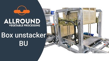 Box unstacker | Allround Vegetable Processing