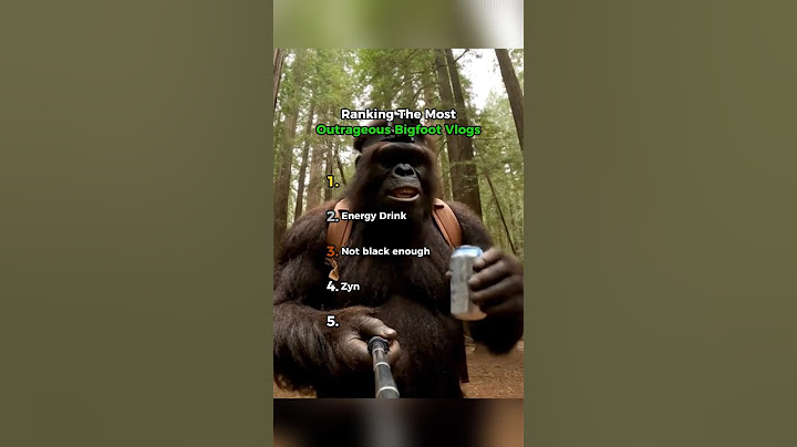 Ranking The Most Outrageous Bigfoot Vlogs!
