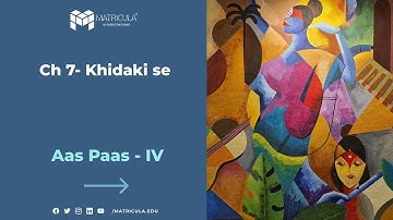 Class 4 | EVS | Chapter 7 | Khidaki Se | Aas Paas | #Matricula | #NCERT