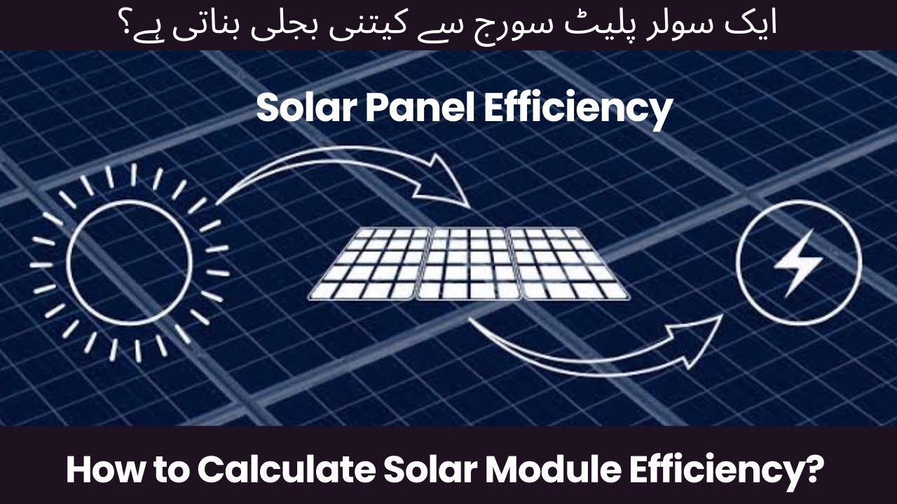 How to Calculate Solar Module Efficiency | Solar Panel Efficiency - YouTube