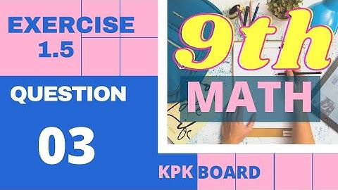 Question 3 Exercise 1.5 | Find Adjoint Of Matrices | Class 9th math Chapter 1 Matrices | pohandzay