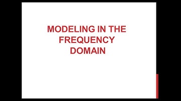 Frequency domain Modeling using Transfer Functions