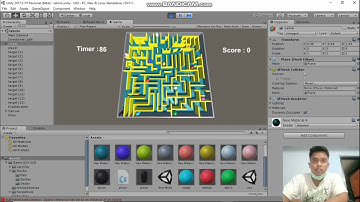 (UAS) Praktikum Game Edukasi - Game Labirin Mengenal Warna Menggunakan Unity 3D