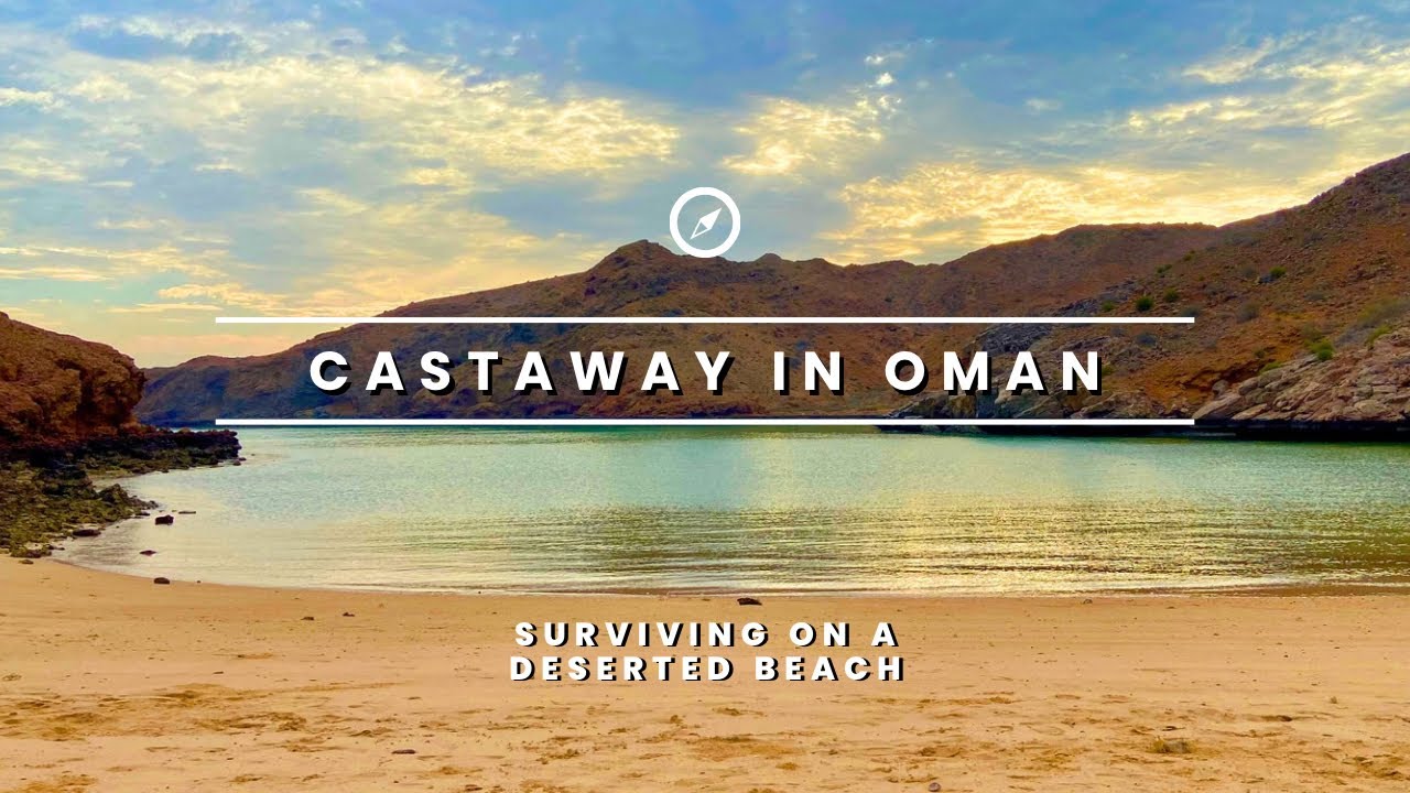 CASTAWAY IN OMAN 🇴🇲 - Awesome Drone Footage of our Survivors Camp!