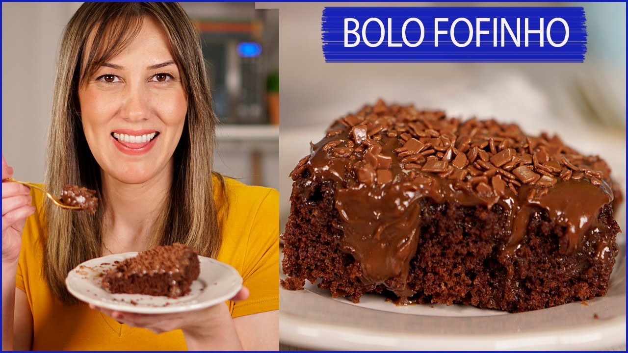 BOLO DE CHOCOLATE DE LIQUIDIFICADOR - fácil, macio e delicioso