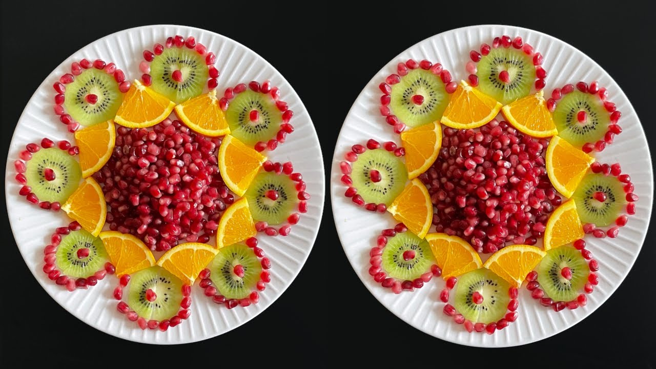 Beautiful Fruits Decoration /Gaye Holud’s Fruits Decoration / Orange