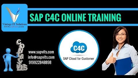 SAP C4C Technical Video