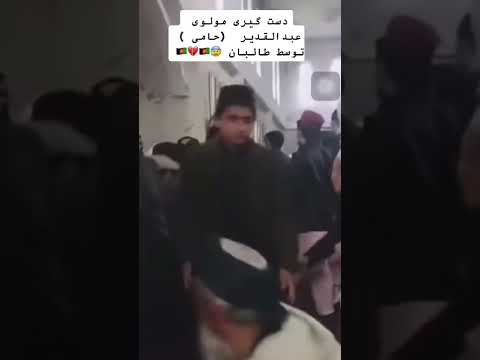 وقت دستگیری مولوی عبدالقدیر حامی