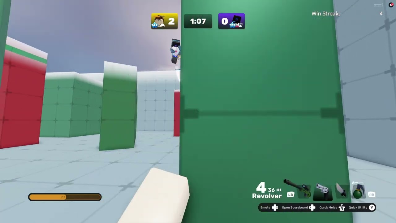 Back stab with knife in roblox rivals
