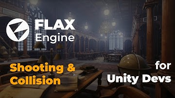 🕹️ Flax Engine for Unity Developers 🎮 - Top Down Shooter 02 - Shooting & Projectile Collision #flax