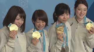 高木菜那選手「実感ない」 美帆選手は完全燃焼
