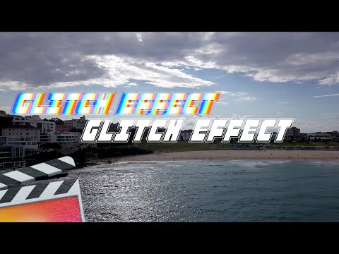 Text Glitch Effect - FCPX Tutorial
