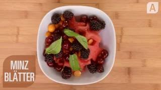 Wassermelonen-Kirsch Salat