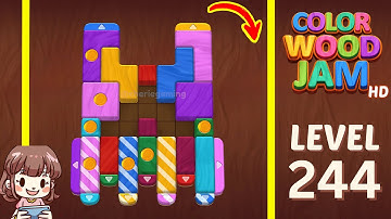 Color Wood Jam Level 244 Solution Walkthrough
