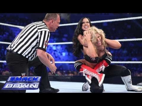 AJ Lee & Layla vs. Natalya & Kaitlyn: SmackDown, Aug. 16, 2013