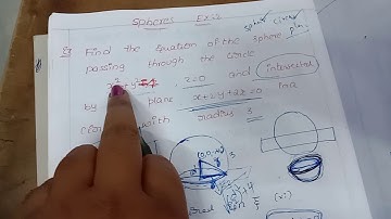 solid geometry,spheres exercise 2 part 1