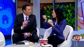 WATCH: News 9 Team Tries New Dr. Pepper Flavored Ice Cream screenshot 5
