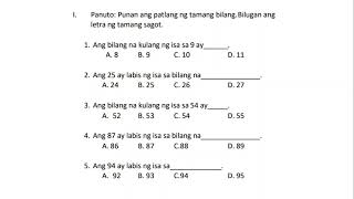 Grade 1 Learning Activity Sheets Q1 W2