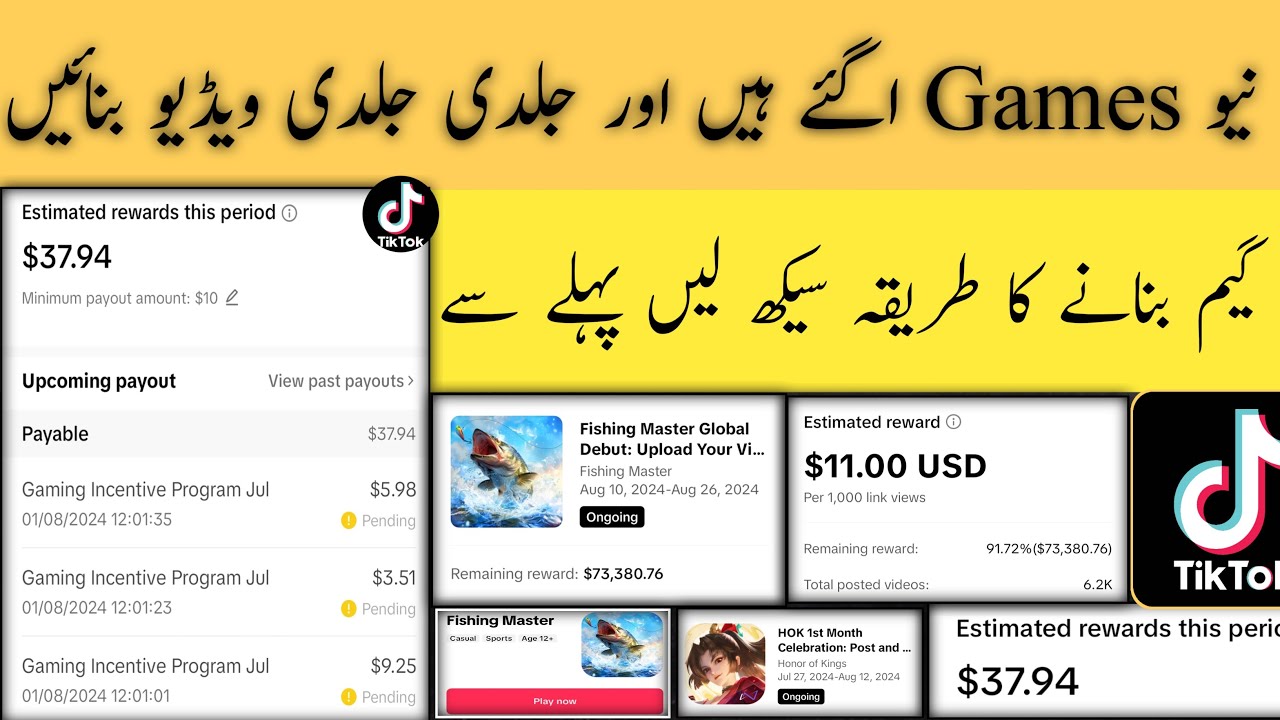 Tiktok Gaming Incentive Program $11 | Tiktok Gaming Incentive Program ...
