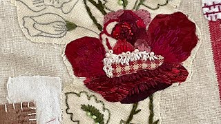Part 20 French Garden / Rose / #roxysjournalofstitchery #slowstitch