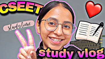CSEET study vlog for November 2022 || CS||