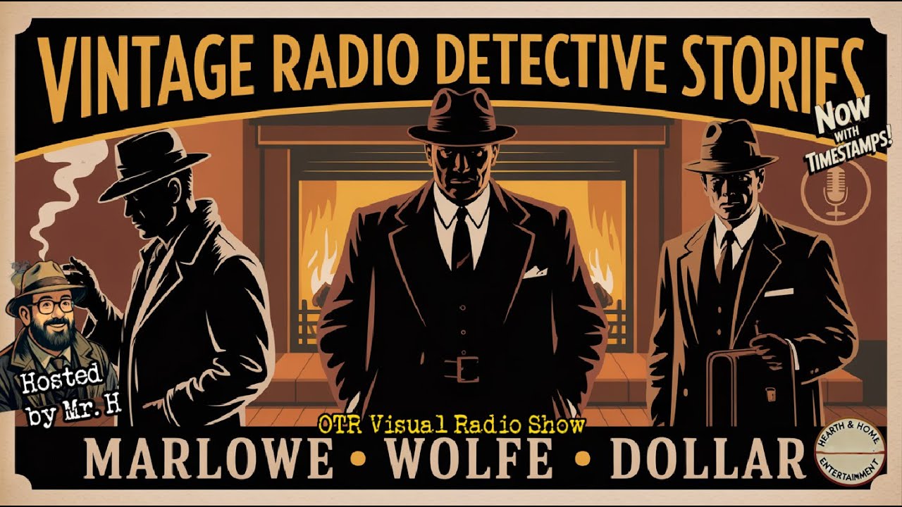 Vintage Radio Detective Stories: Marlowe, Wolfe & Dollar-1940s-50s Mysteries