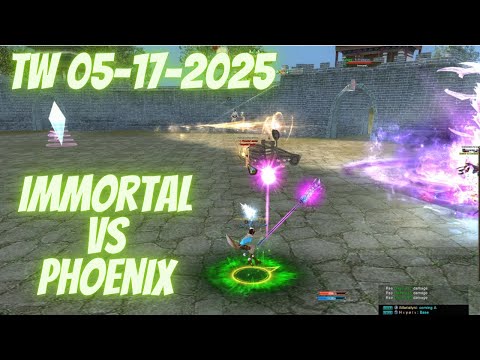 TW ImmortaL VS Phoenix 05-17-2025 | Evolved Perfect World | Territory War | PWI | PVP FUN