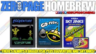 EggVenture 2600, Go Fish!, Sky Jinks: Atari 2600 Homebrew