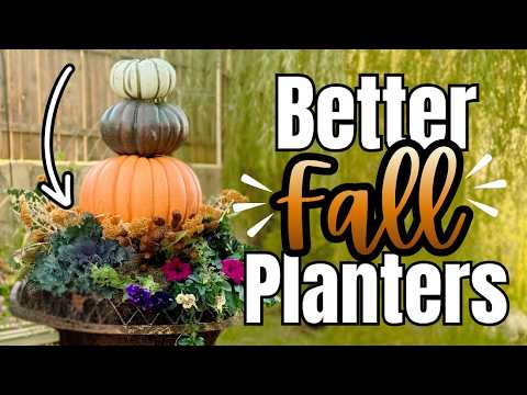 👉 Make Your Fall Planters BETTER This Year! 🍂 My BEST Container Design Tips