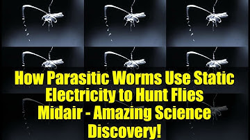 How Parasitic Worms Use Static Electricity to Hunt Flies Midair - Amazing Science Discovery!