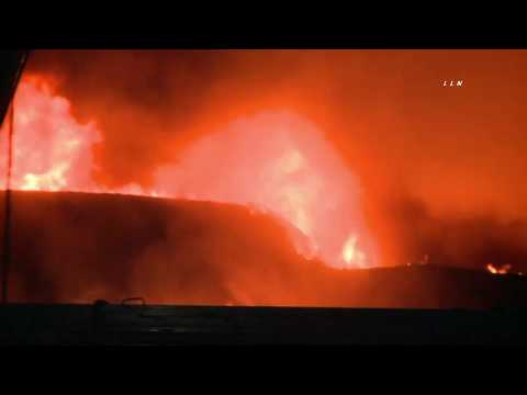 5-Alarm Injury Apartment Fire Part 2 with Partial Roof Collapse on Camera / Tustin 2.12.20