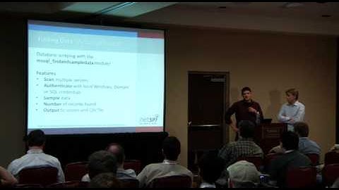 OWASP AppSecUSA 2012: SQL Server Exploitation, Escalation and Pilfering