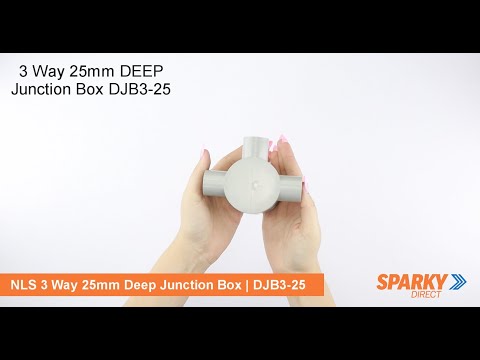 25mm 3 Way Junction Box