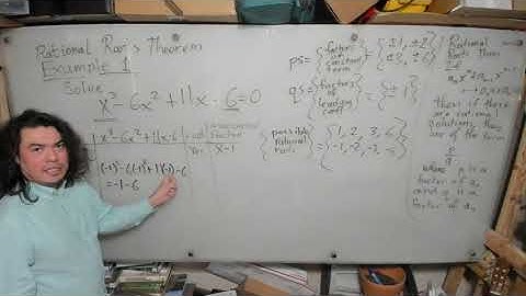 Video 2: Rational Roots Theorem Example 1