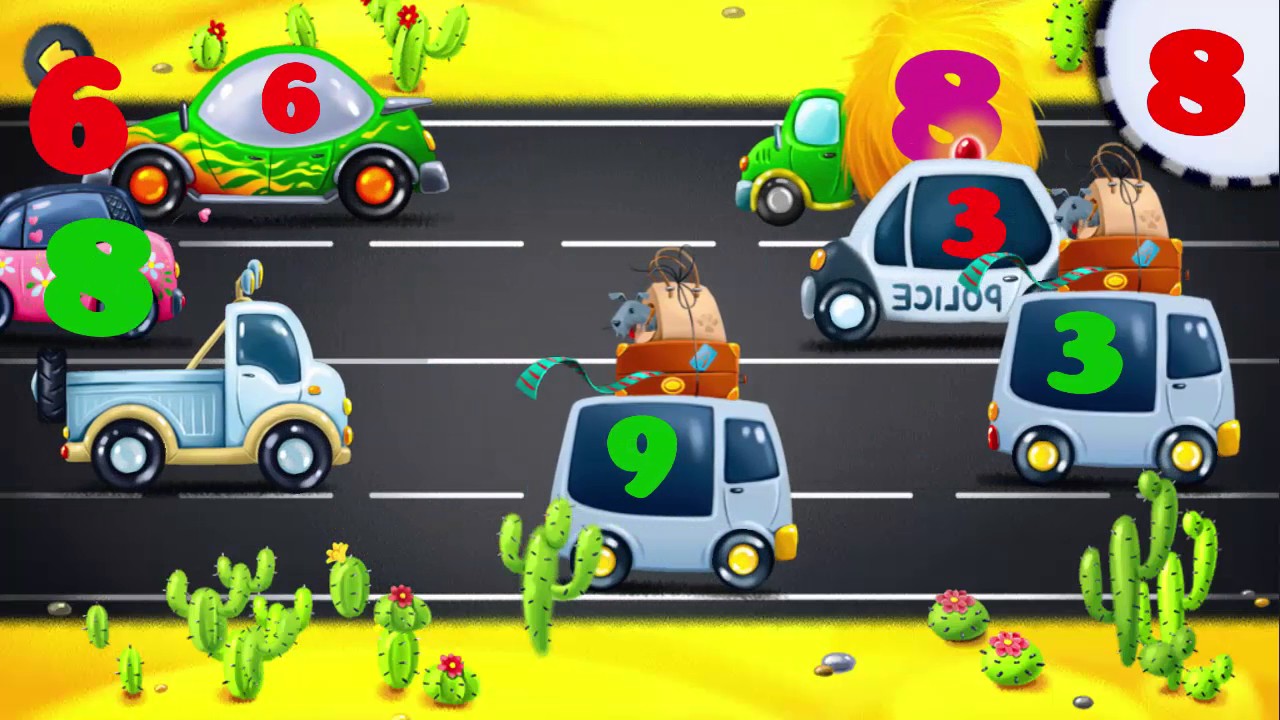 Learninn Number With Cars