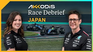 Why the Hard tyre? | 2024 Japanese GP F1 Akkodis Race Debrief by Mercedes-AMG Petronas Formula One Team 45,169 views 1 month ago 10 minutes, 54 seconds