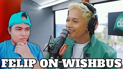 FELIP performs "Moving Closer (From the Lounge)" LIVE on Wish 107.5 Bus Reaction Video