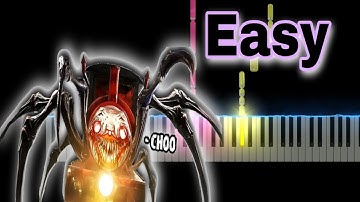 Choo Choo Charles Ost - After Glow (Easy Piano Tutorial)