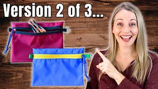 EDC Zipper Pouch Sewing Tutorial - Version 2 of 3
