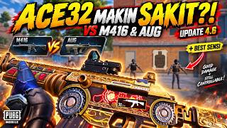 M416 vs AUG vs ACE32! Which One Hits Hardest in Update 4.6? Best ACE32 Zero Recoil Full Gyro Sens...