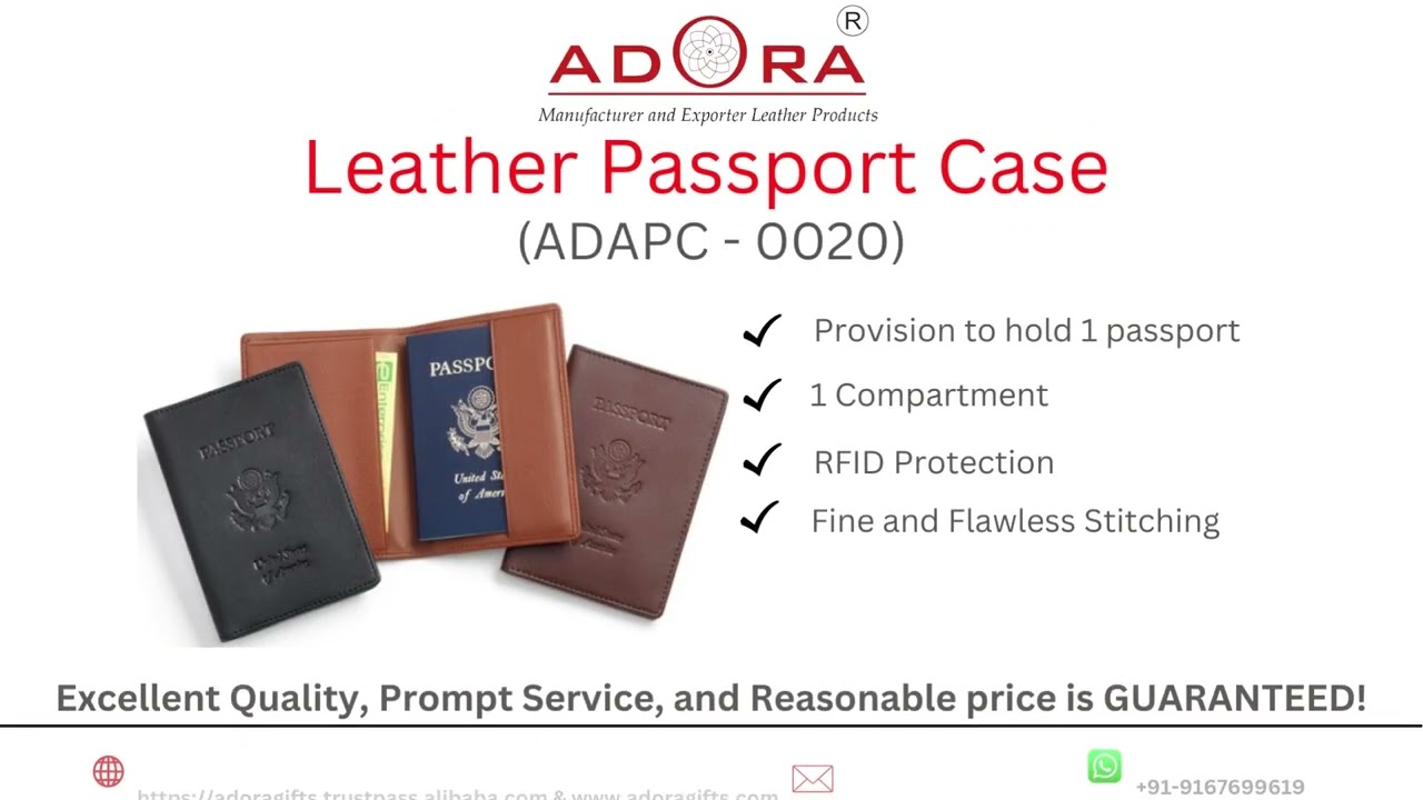 ADORA Travel Wallets Passport Holder