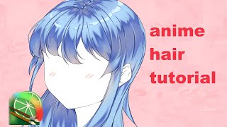 How I Shade Anime Hair! [TUTORIAL]
