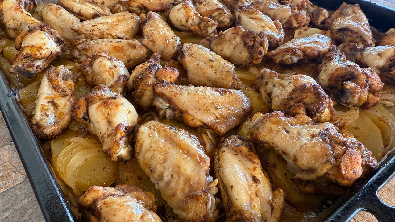 Alitas de pollo al horno