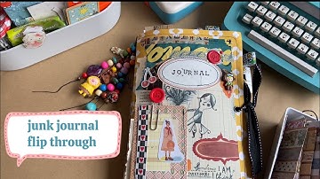 Junk Journal Flip Through | Junk Journal Supplies 🎀