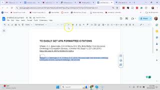 Formatting APA citations with Google Scholar.