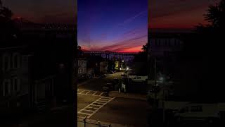 Time-lapse sunset Fall River Massachusetts